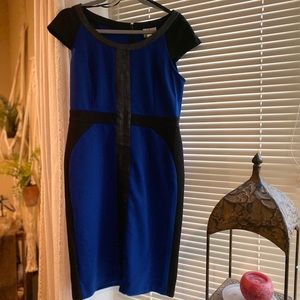 Black and Blue Dress. Size 10